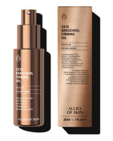 Allies of Skin CE15 Bakuchiol Firming Oil bottle with premium packaging for deep hydration.