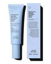 Allies of Skin Molecular Barrier Cream Balm jar shows rich texture for deep hydration and barrier support.