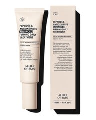 Allies of Skin Peptides & Antioxidants Advanced Firming Daily Treatment bottle for hydration and firming.