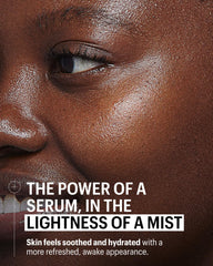 Allies of Skin Probiotic Face Mist spray action showing even mist