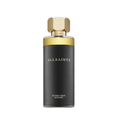 AllSaints Sunset Riot Intense bottle front reveals bold amber and cedar warmth for evening wear.