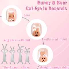 Allstarry cat eye magnet bead controls powder transfer for sharp lines.