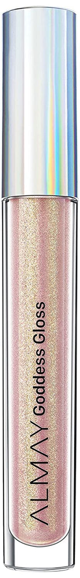 Almay Goddess Gloss Cosmic bottle close-up with iridescent shine.