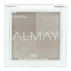 Almay Shadow Squad palette front view showing compact four-finish versatility for daily looks.