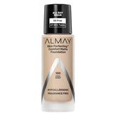 Almay Skin Perfecting Comfort Matte Foundation bottle in Cool Ivory for a natural matte look