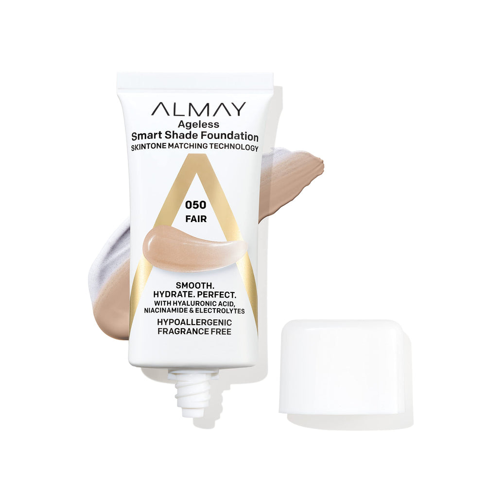 Almay Smart Shade Foundation bottle front view with clean packaging