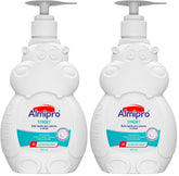 almipro Syndet Baby Wash bottle with oatmeal and aloe vera offers gentle cleansing for delicate skin