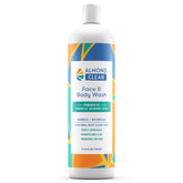 Almond Clear face and body wash bottle for daily gentle cleansing.