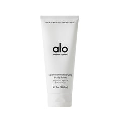 ALO Superfruit Body Lotion front packaging showing citrus-scented hydration