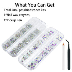 ALOCIAM 2560 AB flatback beads for depth and shine in crafts