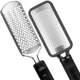 ALOCKMA pedicure foot file set with two stainless steel pieces for removing thick callus.