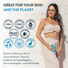Aloe Up Aloe Ice Sunburn Relief Body — multi-use gel for shoulders, arms, and torso.
