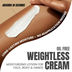 Alozera skin detail after application appears smoother and more even.