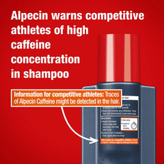 Alpecin C1 application lather demonstrates smooth cleansing action