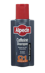 Alpecin Caffeine Shampoo C1 bottle for daily scalp care and caffeine benefits.