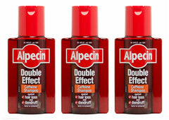 Alpecin Double Effect 200ml shampoo bottle for daily cleansing and scalp refreshment.