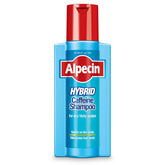 Alpecin Hybrid caffeine shampoo bottle front for daily scalp refresh and cleansing