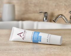 Grape seed oil smoothing and soothing hydration in Alpha Skin Care eye cream for delicate skin.