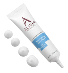 Hyaluronic acid moisture boost in Alpha Skin Care eye cream helping to lock in hydration.