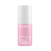 Alpyn Beauty Instant Bright Eye ingredients close-up featuring peptides and niacinamide for brightening.