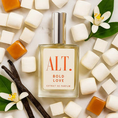 ALT. FRAGRANCES Bold Love 100ml box highlighting premium packaging.