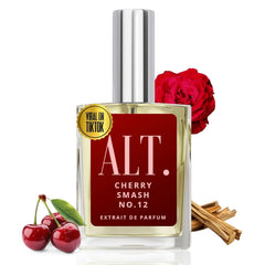 ALT Cherry Smash bottle closeup, premium design ideal for daily wear.