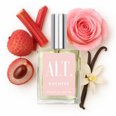 ALT. FRAGRANCES Duchess bottle close-up for day-to-night wear.