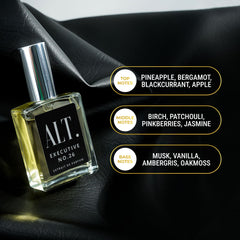 ALT Fragrances Executive 26 top notes bergamot for a bright opening