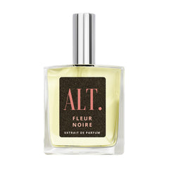 ALT. FRAGRANCES Fleur Noire bottle, a bold evening signature with coffee and vanilla notes.