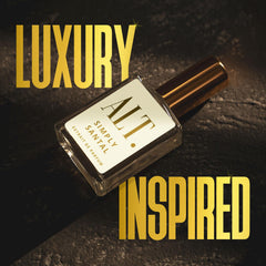 ALT. FRAGRANCES Simply Santal spray application ready for daytime wear.