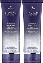 Alterna CAVIAR Anti-Aging Leave-In Gelee bottle delivering lightweight hydration for smooth, manageable hair.