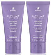 Alterna Caviar Anti-Aging Multiplying Volume Shampoo bottle for vibrant red hair shine