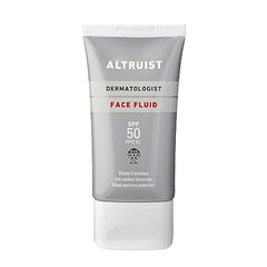 Application texture of Altruist SPF50 Fluid for quick, silky absorption