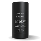 Amallow Orange Creamsicle deodorant tube front for all-day freshness.