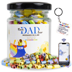 AMAQUANG 90 messages jar for dad, a tangible keepsake you can read daily