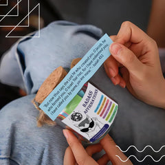 AMAQUANG Badass Affirmation Cards close-up highlights thoughtful messages.
