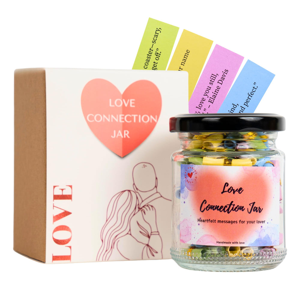 AMAQUANG Love Notes Jar collection with 90 messages for long-distance gifts.