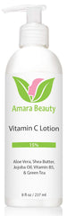 Texture close-up showing lightweight absorption of Amara Beauty lotion