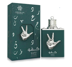 AMARAN PARFUMS Kafu Al Nasar bottle shows a bold, long-lasting scent for confident evenings.