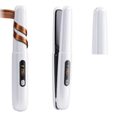 Amazebra cordless mini straightener with LCD display for on-the-go styling.