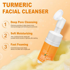 Amdele Turmeric Cleansing Pads infused with turmeric for precise daily use