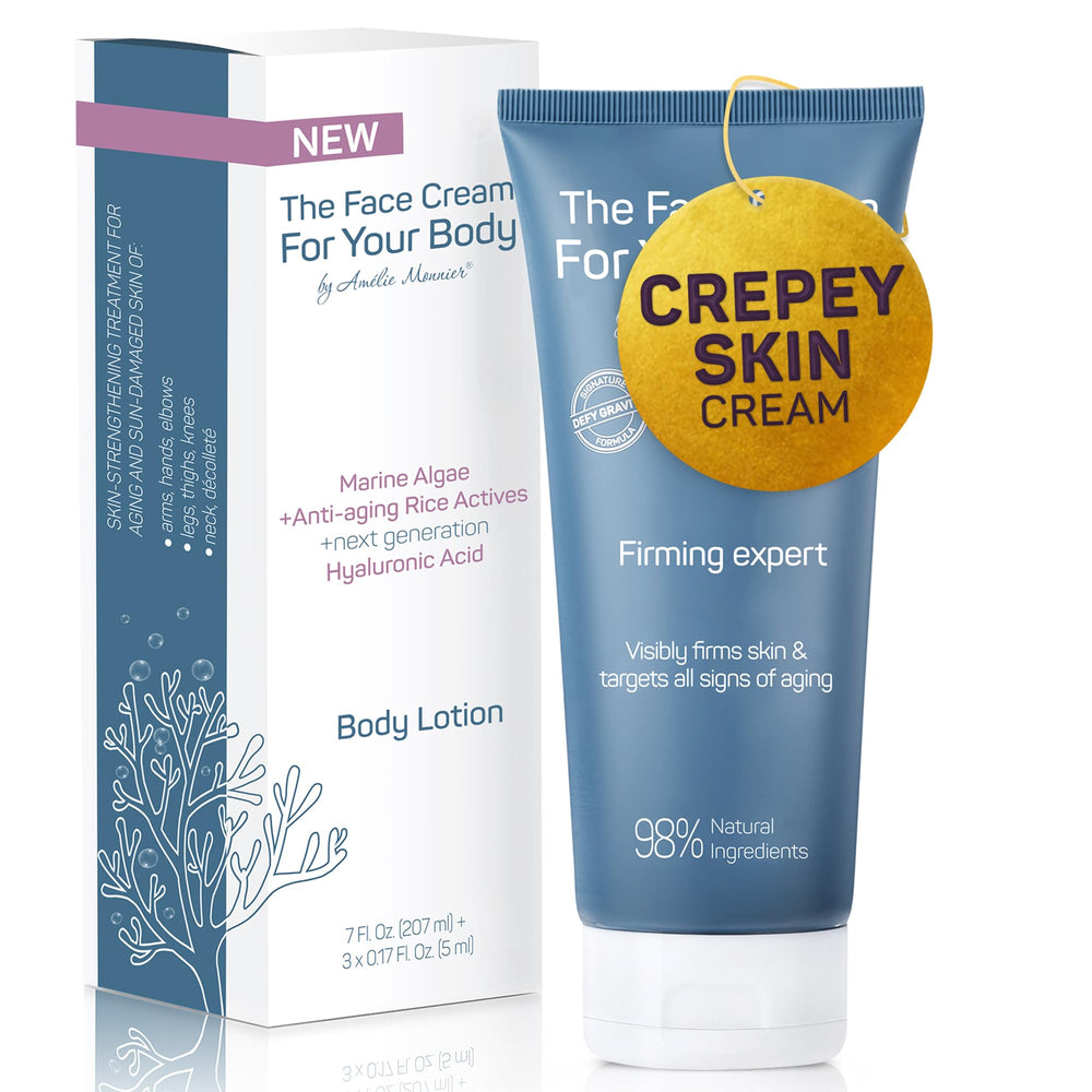 Amélie Monnier Crepe Firming Cream bottle for aging skin