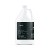 Amenie Sicilian Tangerine Body Wash bottle offers spa-like cleansing for hotel bathrooms.