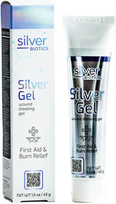 American Biotech Labs Silver Biotics wound gel top view demonstrates a protective moisture layer.