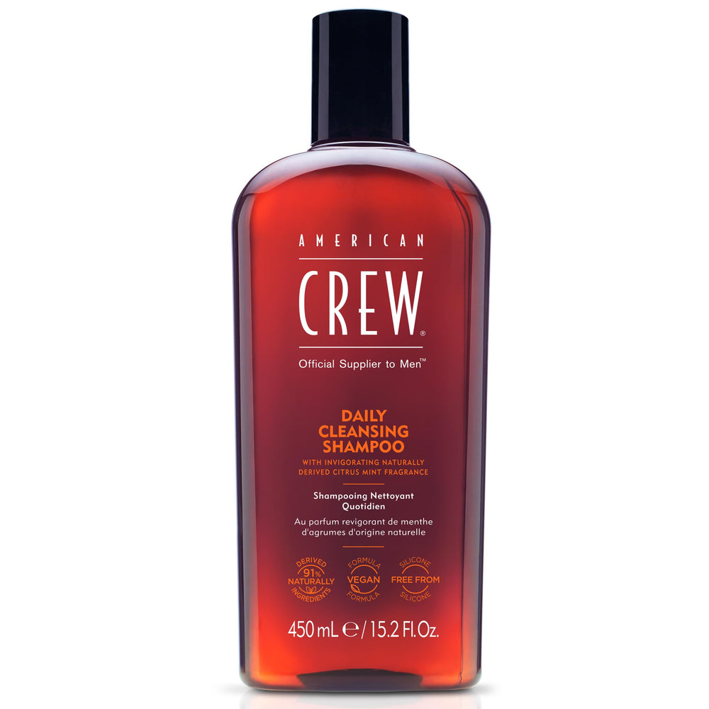 American Crew Daily Cleanser bottle with refreshing citrus mint fragrance for daily use.