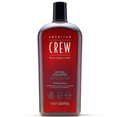 American Crew Detox Shampoo bottle front view highlights vegan formula for refreshed scalp