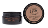 American Crew Pomade 3oz jar close-up showing hold and shine potential.