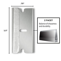 American Line razor blades in shelling-paper packaging for safe storage.