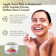 Amish Farms uses grass-fed tallow with orange and vanilla oils