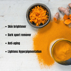 Ammoya Naturals turmeric soap bar kojic closeup highlighting brightening formula.